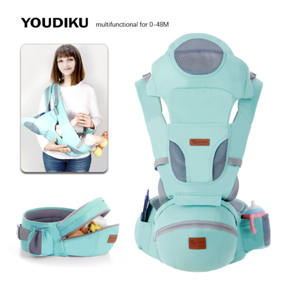 Kangourou porte bébé multifonction 4 en 1 YOUDIKU – Image 3