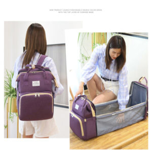 Sac portable pliable pour maman