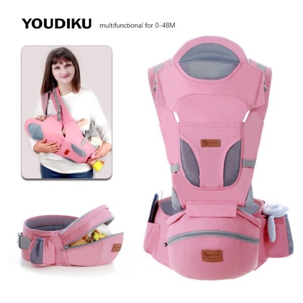 Kangourou porte bébé multifonction 4 en 1 YOUDIKU – Image 2
