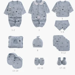 Ensemble de vêtements pour nouveau-né (Motif F)