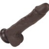 Vibromasseur XXL avec Testicules 31 cm